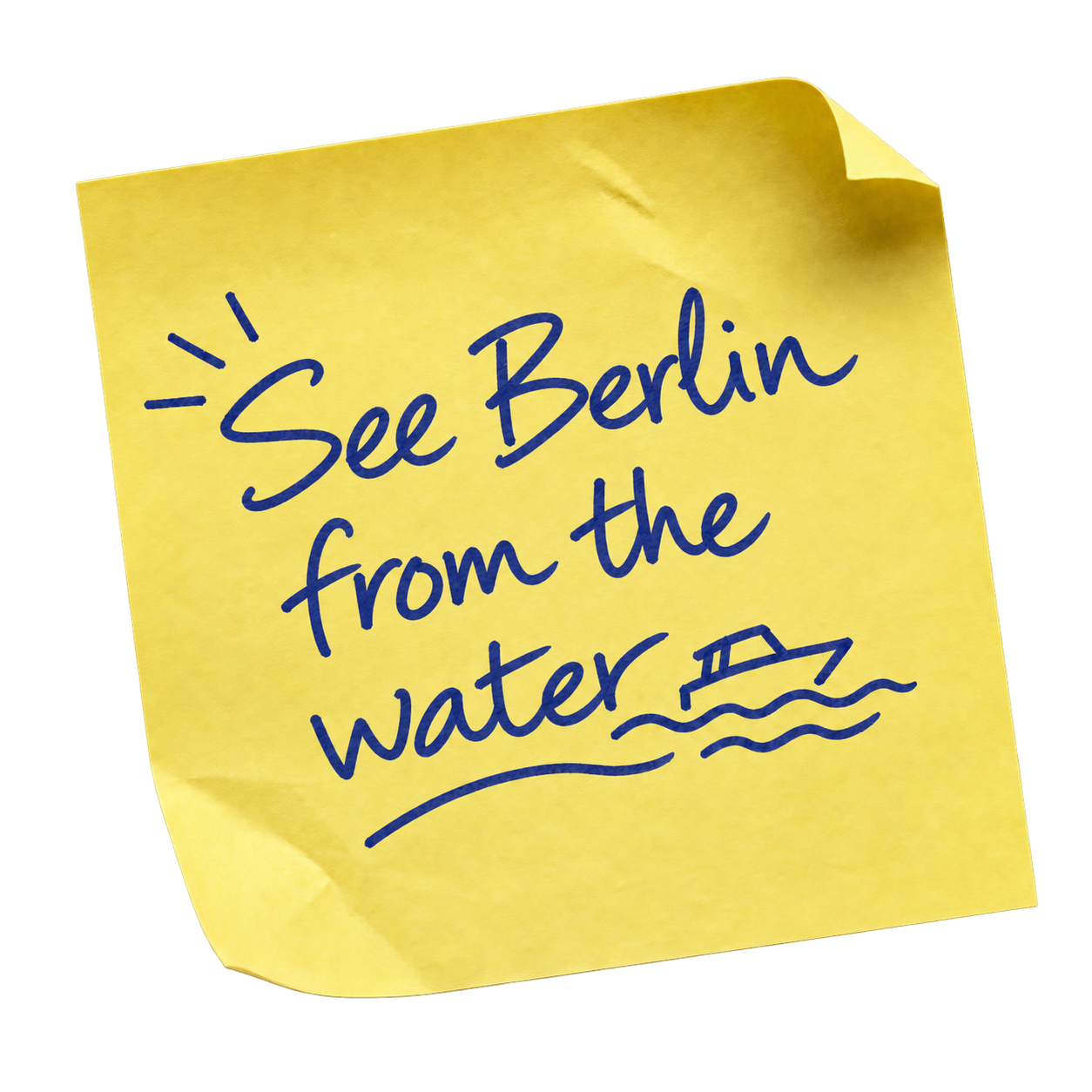 Handwritten note: See Berlin from the water.